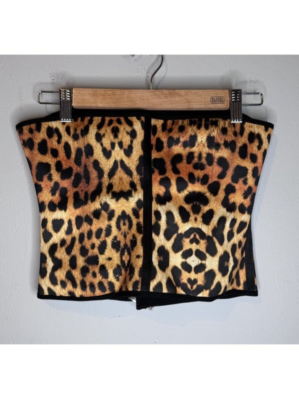 Ann Michell Waist Trainer Large Animal Leoaprd Print Corset
